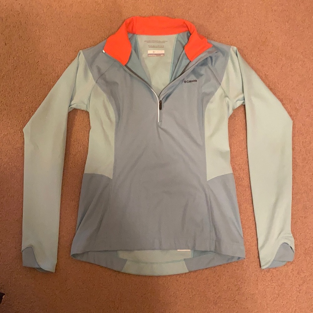 Columbia Omni-Wick/Omni-Wind Block Quarter Zip
